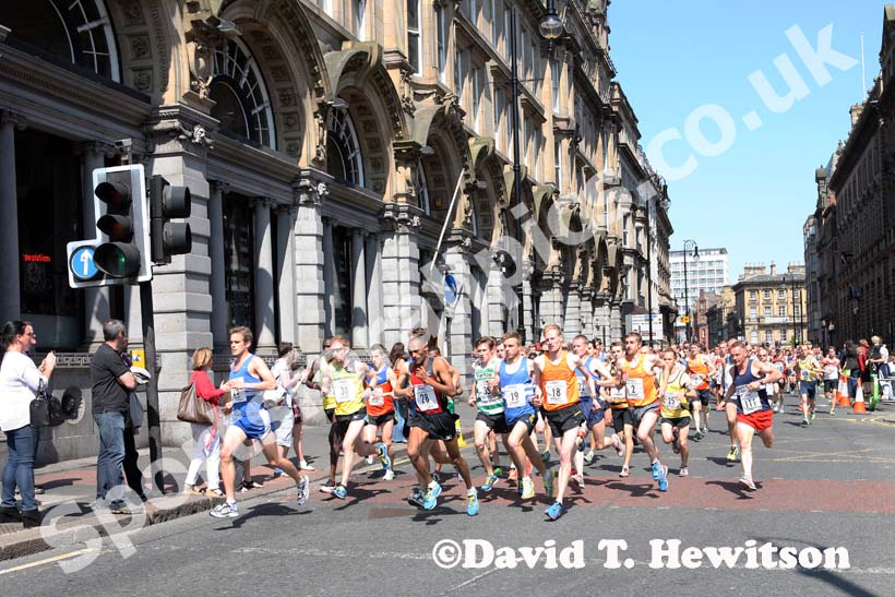 Start of the Blaydon Races, June 9th.